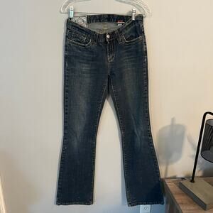 John B. Stetson Classic Bootcut Jeans Women's Size 8 Long Cotton & Lycra